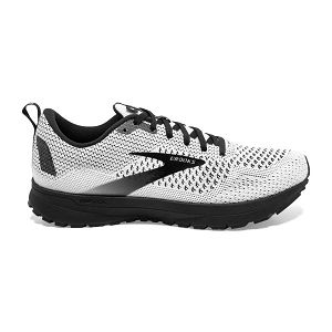 Brooks Revel 4 Womens Road Running Shoes White/Black | USA-RTS849712